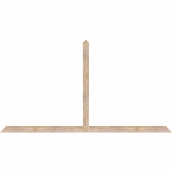 Ekena Millwork Portland Smooth Timber Gable Bracket, Douglas Fir, 96"W x 52"H x 3 1/2"D x 3 1/2"F, 13/12 Pitch GBW096X52X0404POR00SDF - main